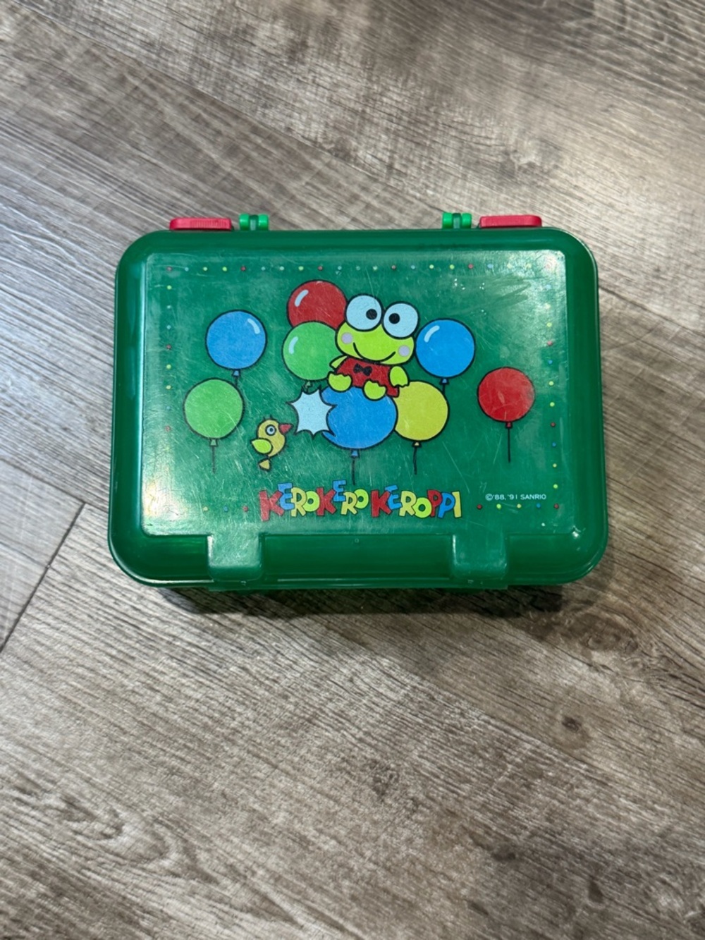 SANRIO KEROPPI CARRY TRUNK S BALLOON VINTAGE 1988/991